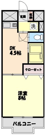 ラ・フォーレⅠの間取り画像