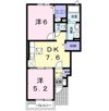 α ICHISAKO Bの間取り画像