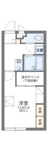 レオパレスグリューンの間取り画像