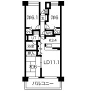 コスモ川口栄町の間取り画像