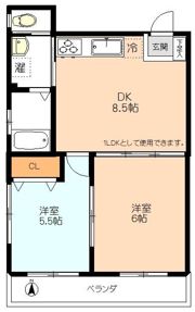 サンコーポ梅島の間取り画像