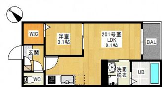 REGALEST 大供の間取り画像