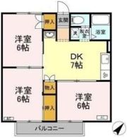 プレジール今枝の間取り画像