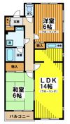 グリーンパークⅲの間取り画像