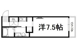 ウエストミンスター御所西の間取り画像