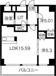 あさひグランレジデンシア高崎Iの間取り画像