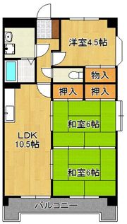 クレベール鷹の巣の間取り画像