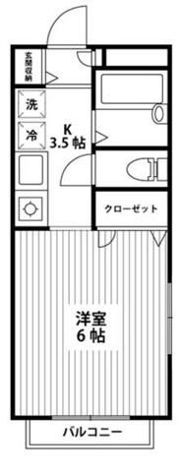 サニーハウスの間取り画像