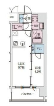 スプランディッドライズ新大阪ノースの間取り画像