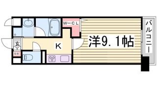 エスポアール神戸の間取り画像