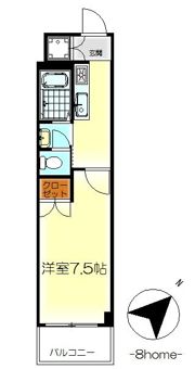 ライジングスクエアの間取り画像
