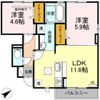 ルミエール A棟の間取り画像