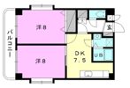 プライムone道後の間取り画像