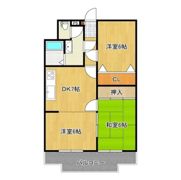 DESEO竹園の間取り画像