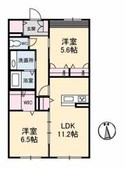 クオレール針田の間取り画像