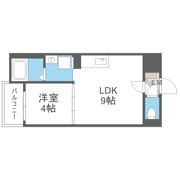 ナガモリメゾン南津守の間取り画像