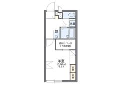 レオパレスグローリーⅡの間取り画像