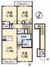 アムールN B棟の間取り画像