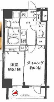 日神デュオステージ浅草Ⅱの間取り画像