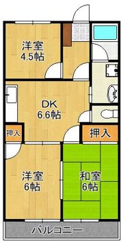 シャトレ沼本町の間取り画像