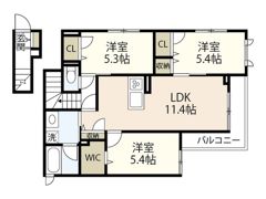シャルマンドミールBの間取り画像