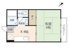 ブルーベル牛田C棟の間取り画像