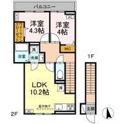 セレスティア小金井中町の間取り画像
