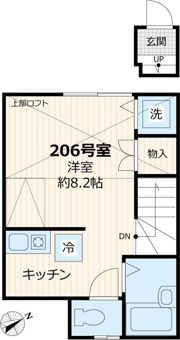 Bonheur府中の間取り画像