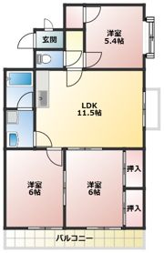 シャンピアの間取り画像