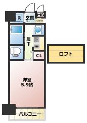 エステムコート新大阪Ⅲステーションプラザの間取り画像
