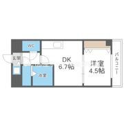 ONE ROOF FLAT FUKUSHIMAの間取り画像