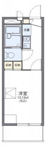 レオパレスUの間取り画像