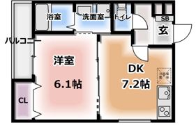 フジパレス月出町Ⅲ番館の間取り画像