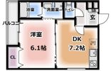 フジパレス月出町Ⅲ番館の間取り画像
