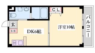 パールハイツの間取り画像