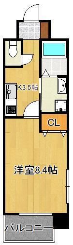 ブルースクエアー響IVの間取り画像