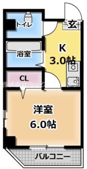 ベルエーキップの間取り画像