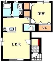 エルメゾン綾川の間取り画像