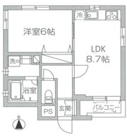 ライフ・コート武蔵関の間取り画像
