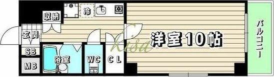 喜八マンションの間取り画像