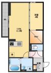 福田treasureの間取り画像