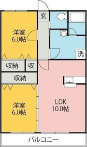 ミカレーの間取り画像