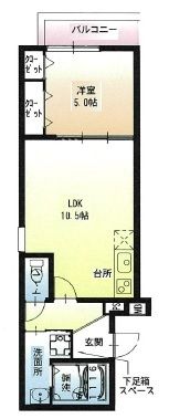 フジパレス吹田垂水町Ⅱ番館の間取り画像