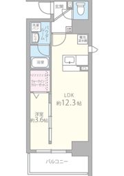 ソシオ心斎橋の間取り画像