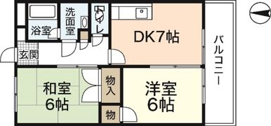 ニムラマンションの間取り画像