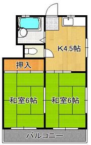 シャンポール湯川の間取り画像