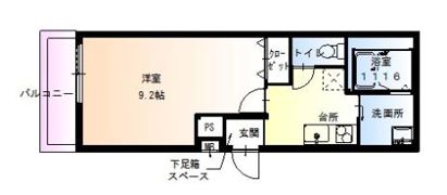フジパレス蛍池北町の間取り画像