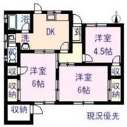 福浜西町難波貸家の間取り画像