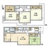 井口戸建の間取り画像