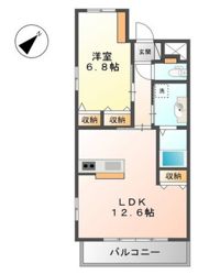 大原駅前セントラルマンションの間取り画像